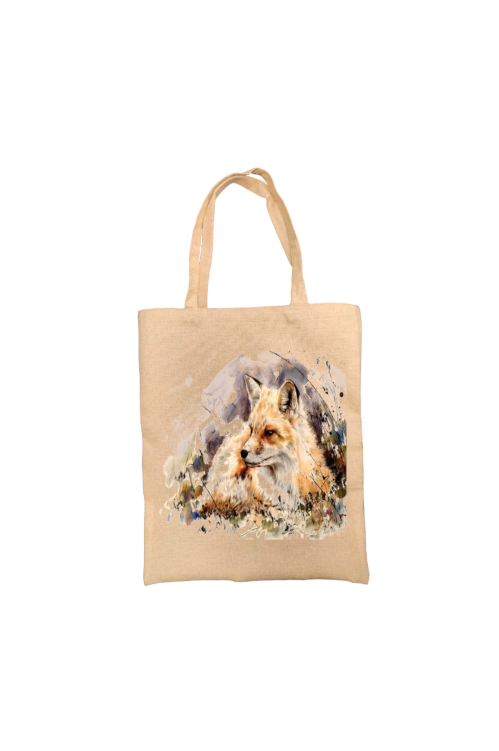 Fox Tote Bag, Fox Bag, Personalised Tote Bag